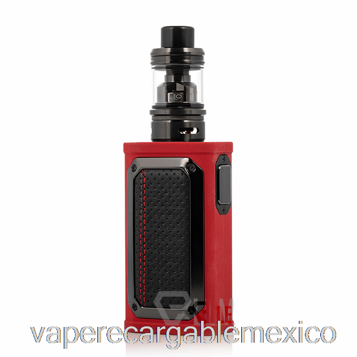 Vape Recargable Wotofo Mdura Pro 230w Kit De Inicio Retro Rojo